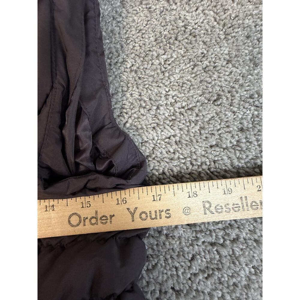 MICHAEL Michael Kors Vest Womens L Brown Puffer Hooded Insulated Zip Down - Picture 10 of 11